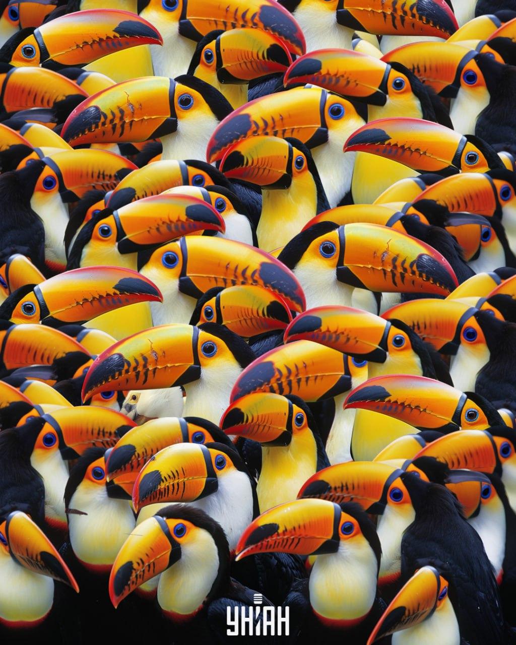 Morate pronaći pelikana među tukanima za 7 sekundi / Moje kolaž