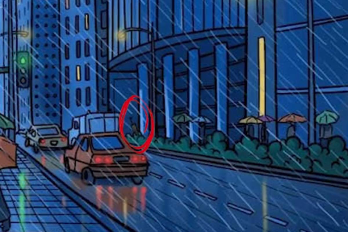 Ovdje se nalazio skriveni kišobran/Bright Side crtež