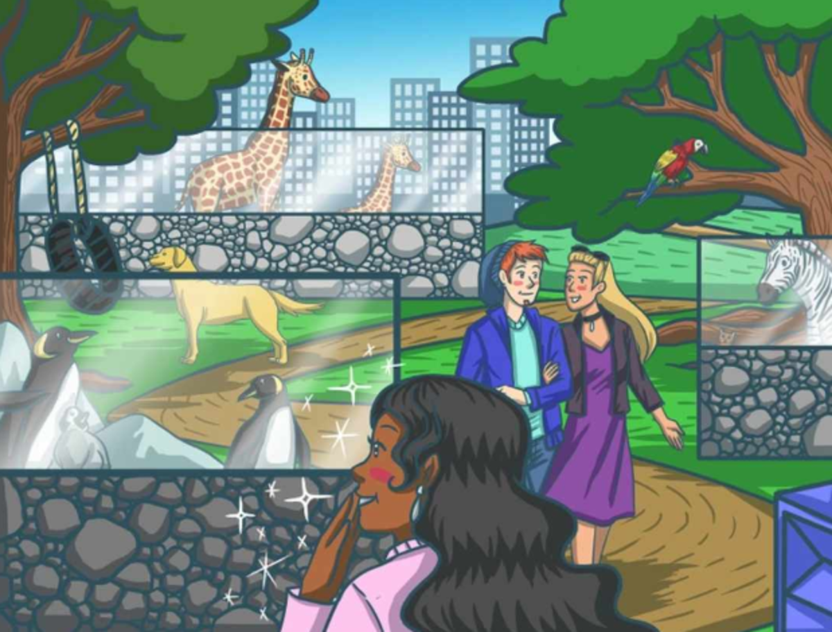 Pokušajte pronaći mačku u slagalici za 7 sekundi / crtež Bright Side